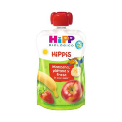 Hipp Biologico Bolsita Manzana, Platano Y Fresa 90G